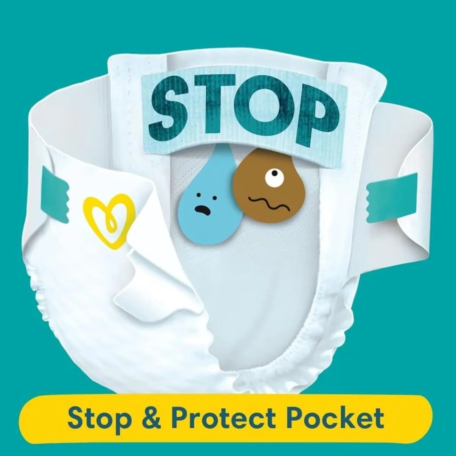 Pampers Baby Dry Size 3 Jumbo Pack - 98 nappies - mezetto ebebek ebebek