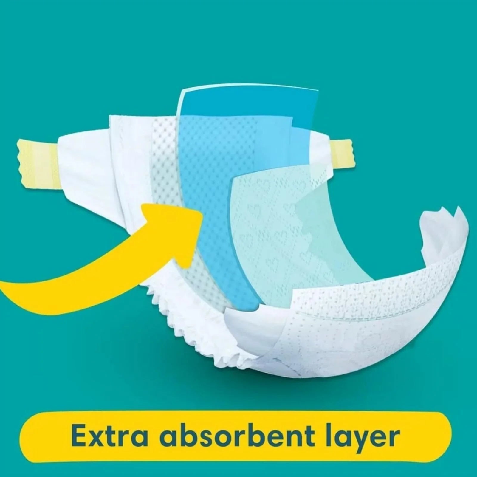 Pampers Baby Dry Size 3 Jumbo Pack - 98 nappies - mezetto ebebek ebebek