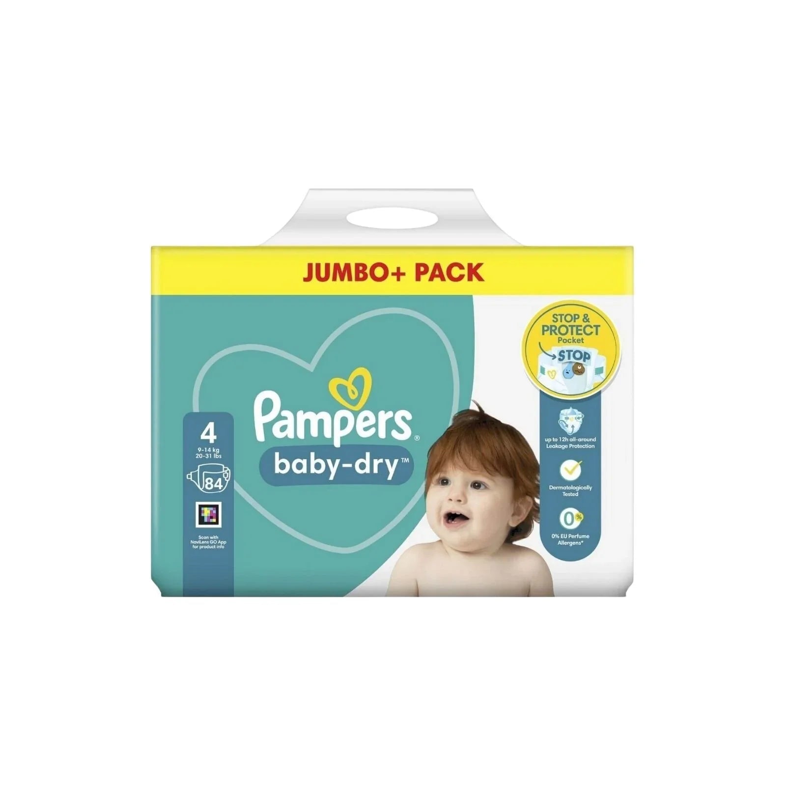 Pampers Baby Dry Size 4 Jumbo Pack - 84 nappies - mezetto ebebek ebebek