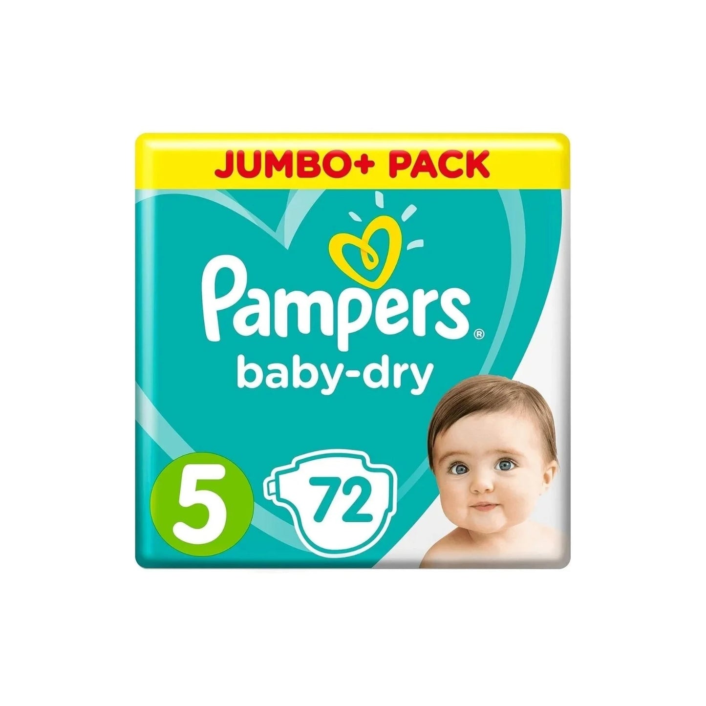 Pampers Baby Dry Size 5 Jumbo Pack - 72 nappies - mezetto ebebek ebebek