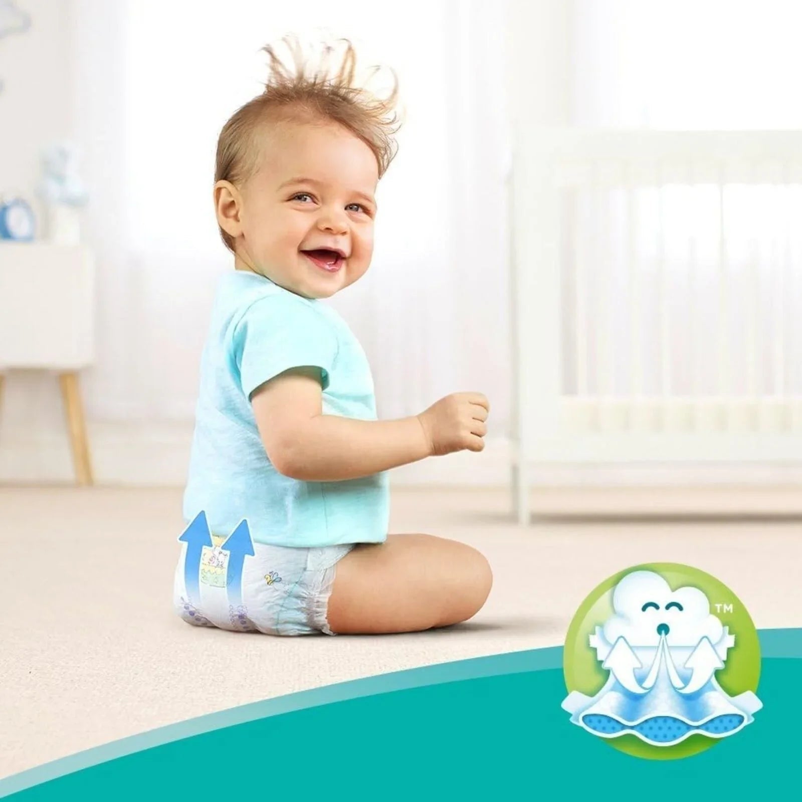 Pampers Baby Dry Size 5 Jumbo Pack - 72 nappies - mezetto ebebek ebebek