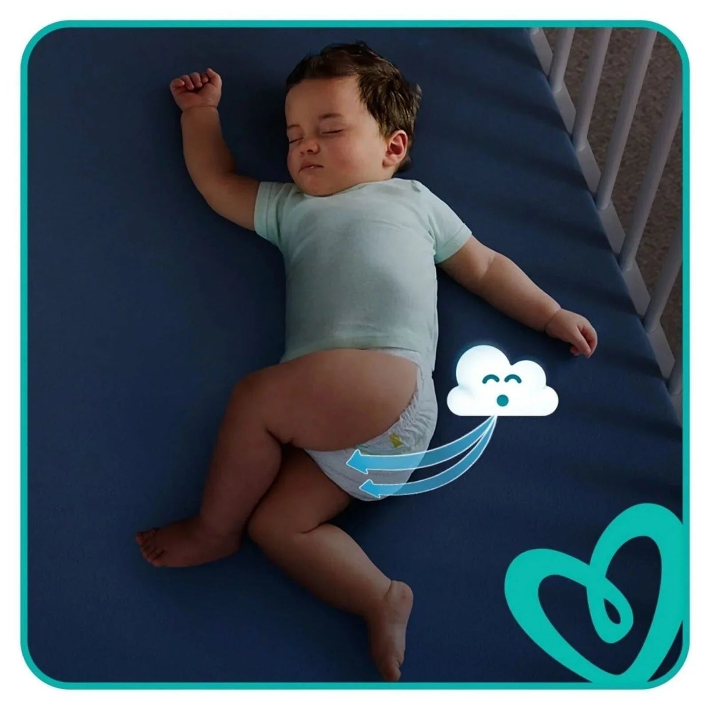 Pampers Baby Dry Size 8 Jumbo Pack - 52 nappies - mezetto ebebek ebebek