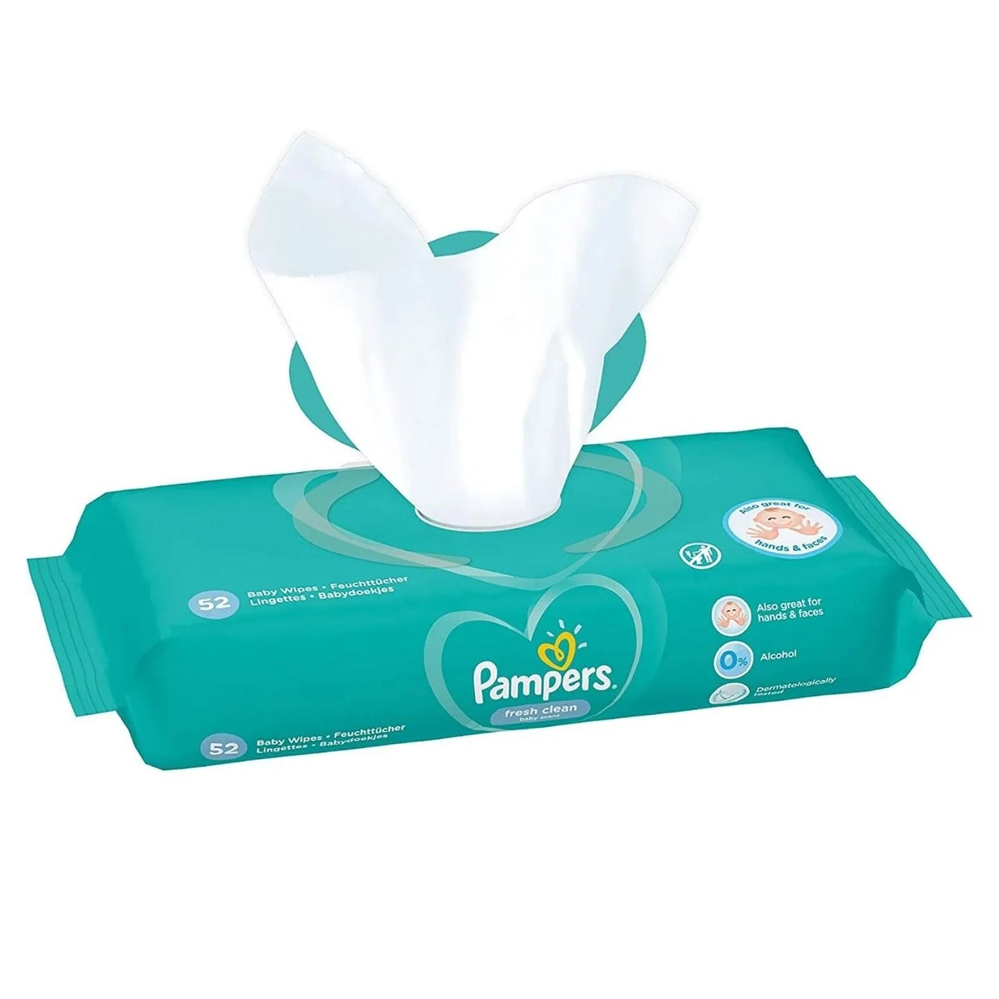 Pampers Baby Wipes Scented 52 pcs - mezetto ebebek ebebek