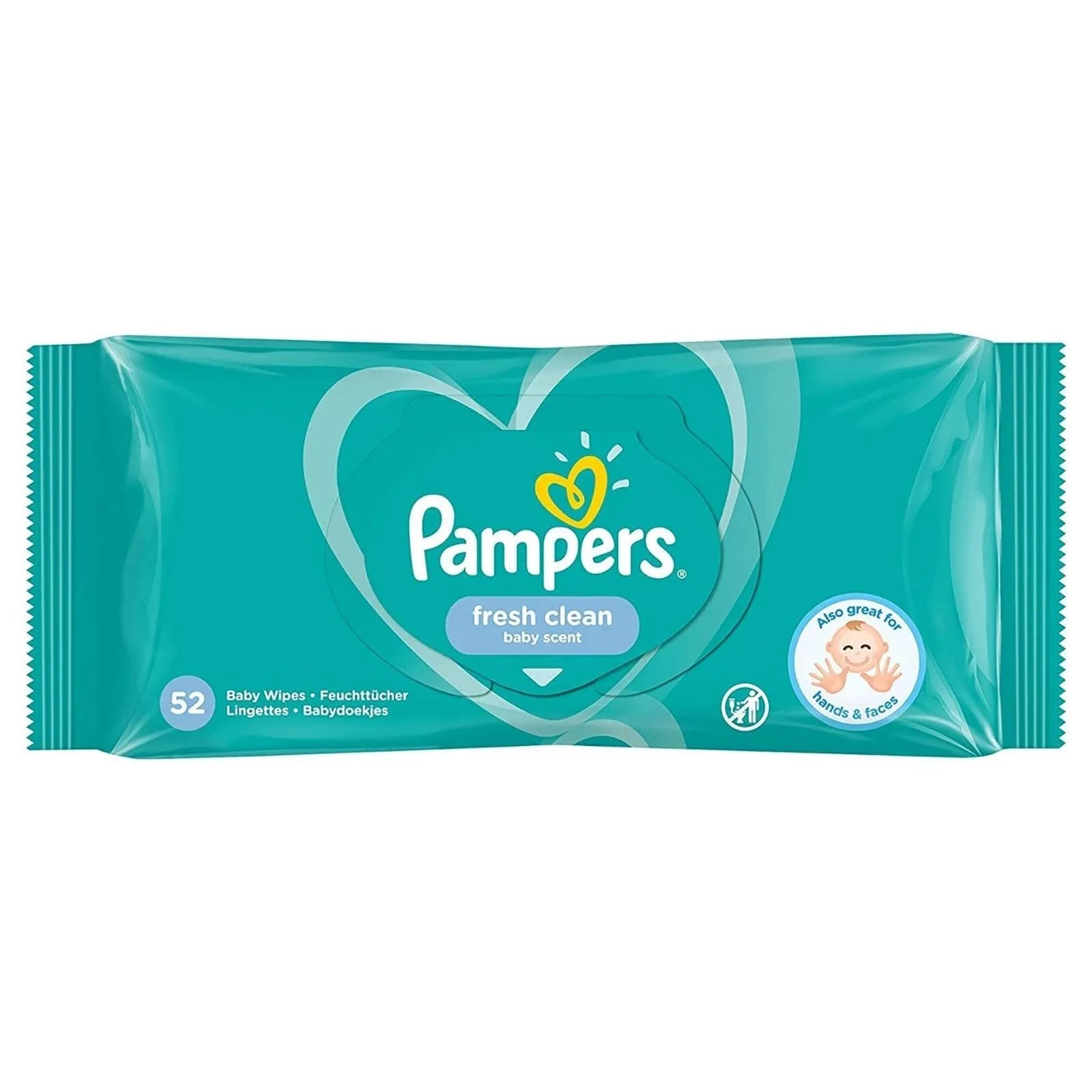 Pampers Baby Wipes Scented 52 pcs - mezetto ebebek ebebek