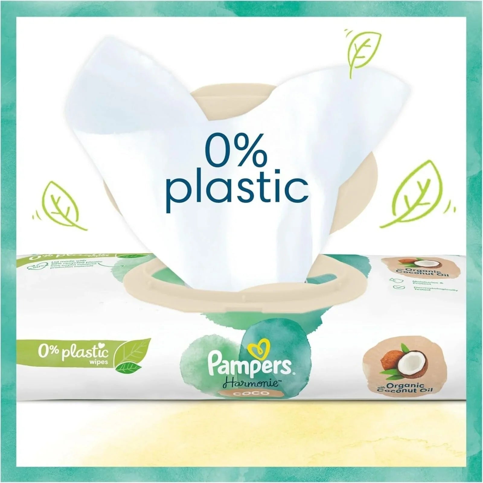 Pampers Harmonie Coco Baby Wipes 9x44 pcs - mezetto ebebek ebebek