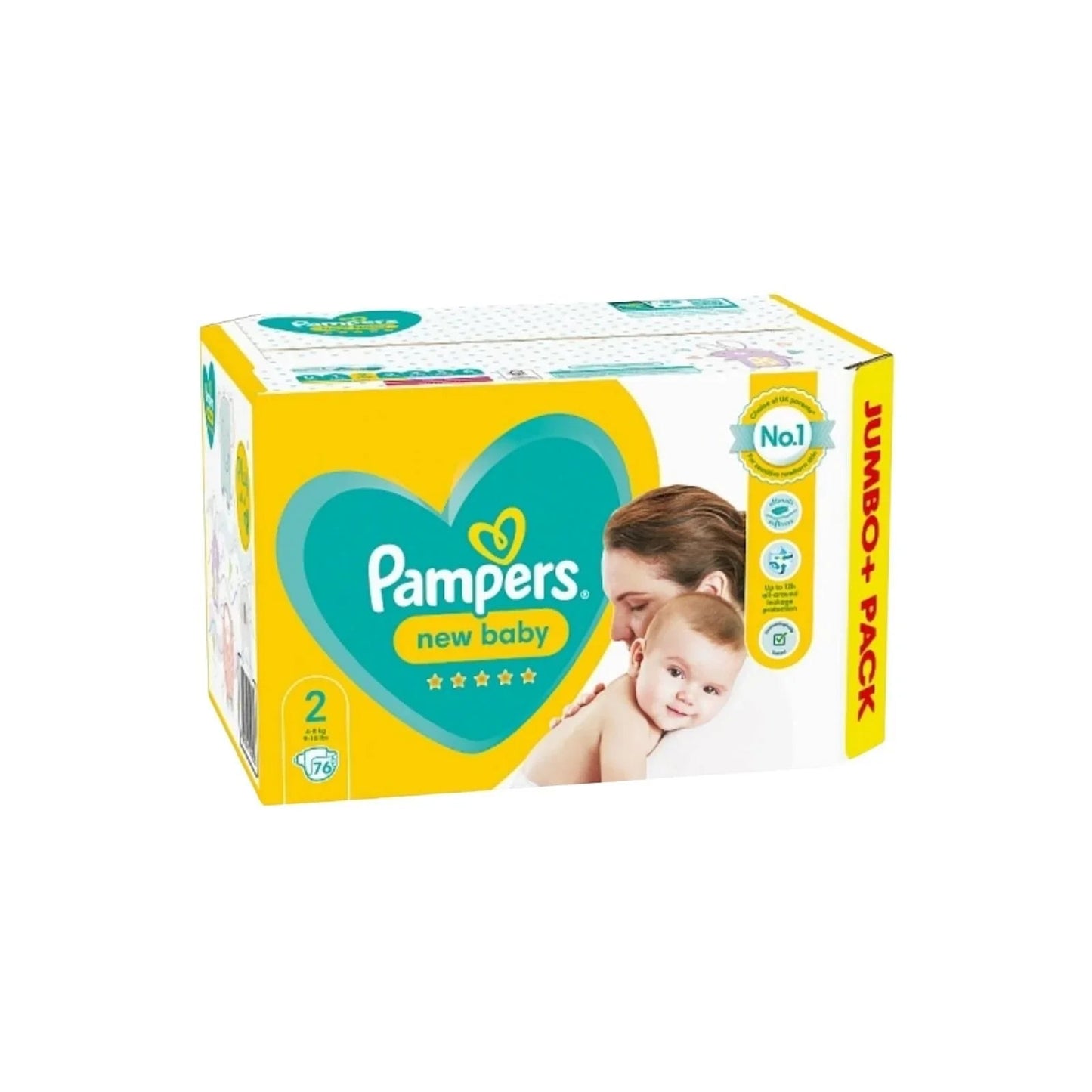 Pampers New Baby Size 2 Jumbo Pack - 76 nappies - mezetto ebebek ebebek