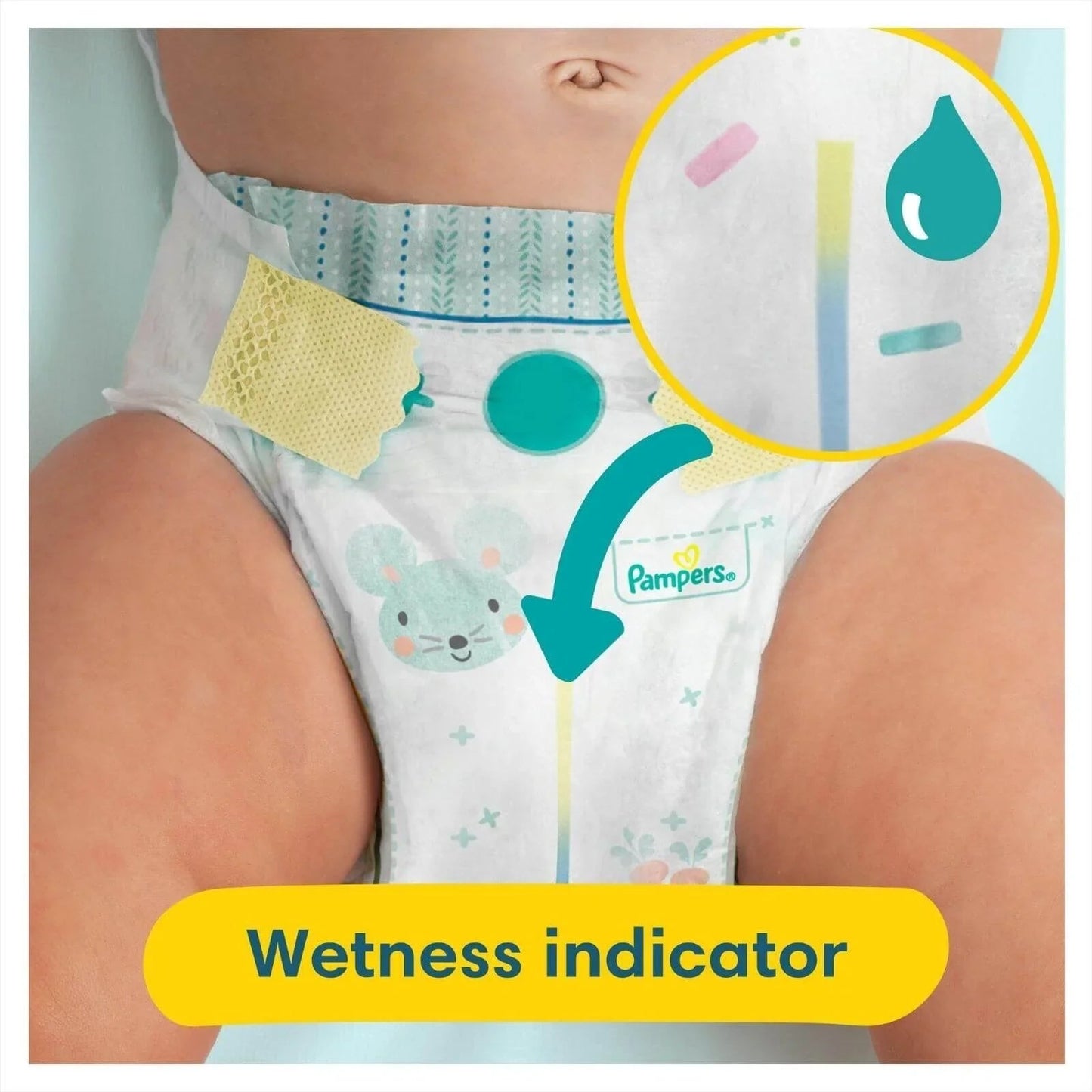Pampers Premium Protection New Baby Size 2 Carry Pack - 31 nappies - mezetto ebebek ebebek