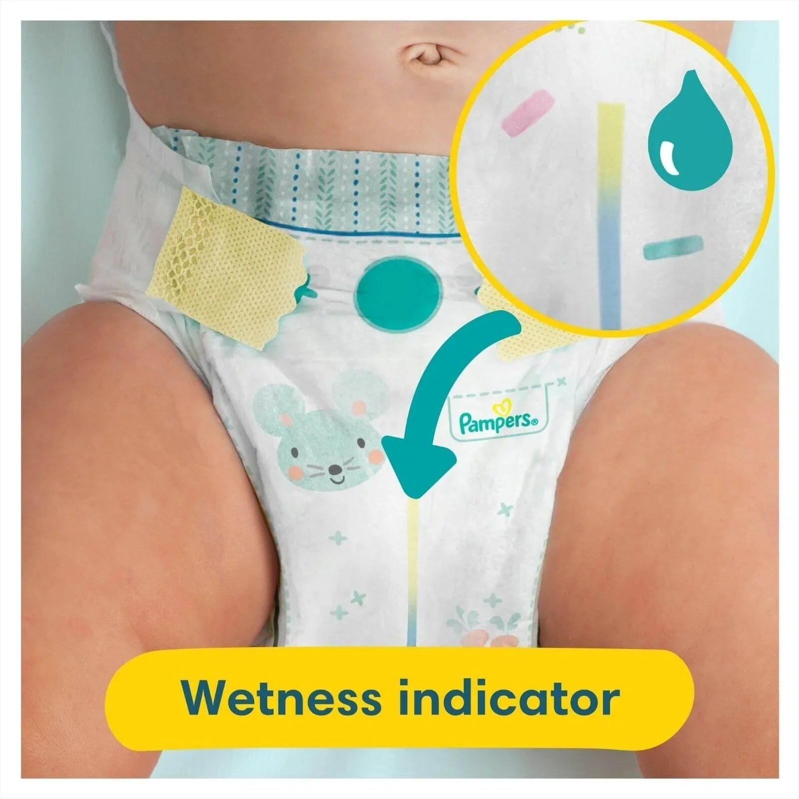 Pampers Premium Protection New Baby Size 2 Carry Pack - 31 nappies - mezetto ebebek ebebek