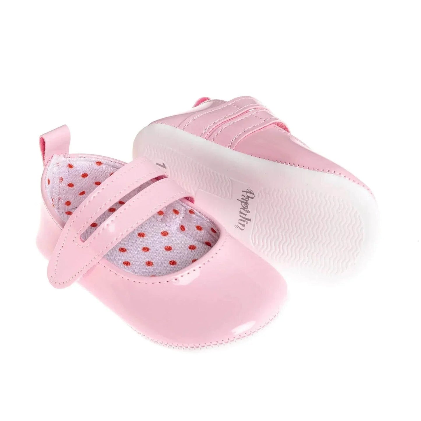 Papulin Baby Girl Booties - Light Pink - mezetto ebebek ebebek