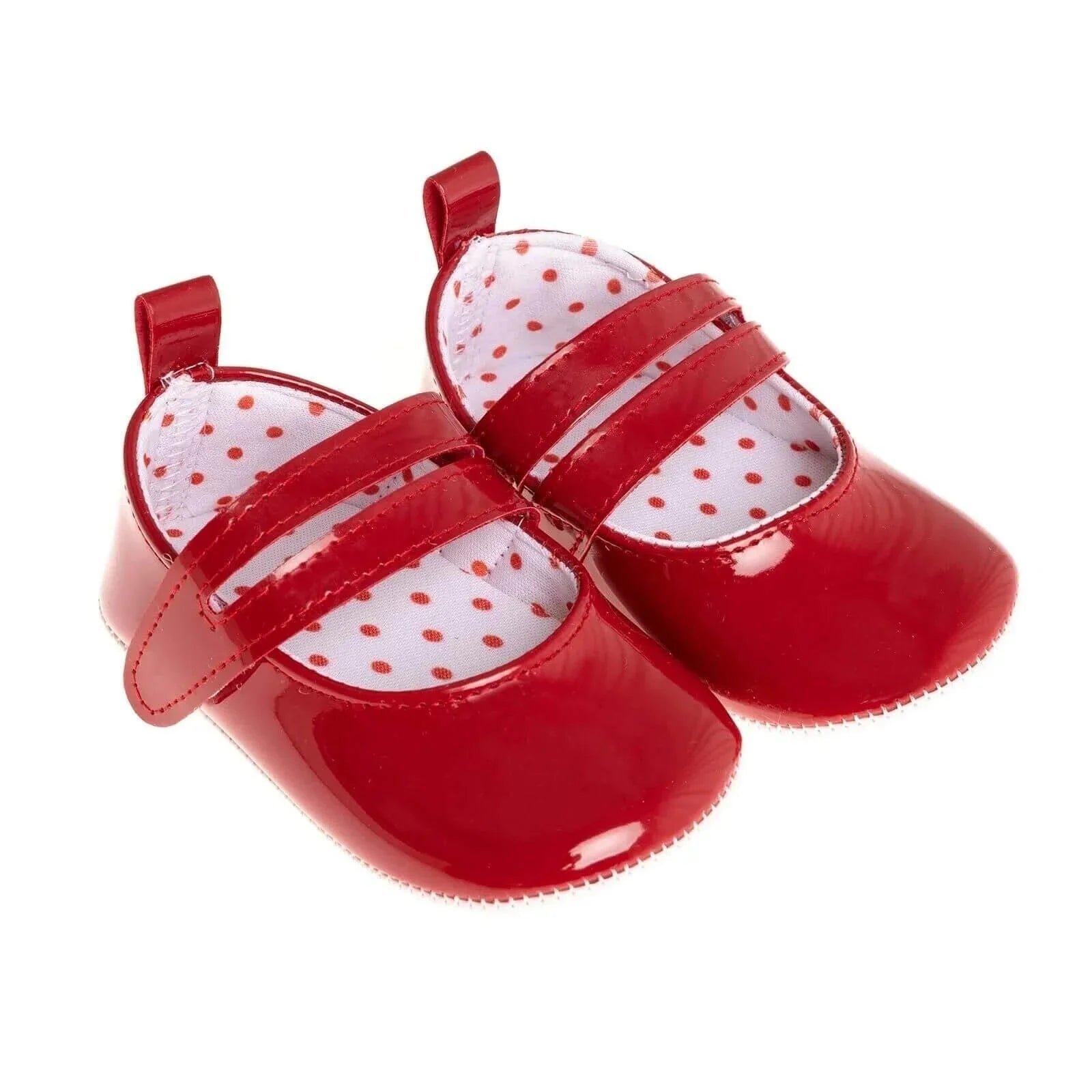Papulin Baby Girl Booties - Red - mezetto ebebek ebebek
