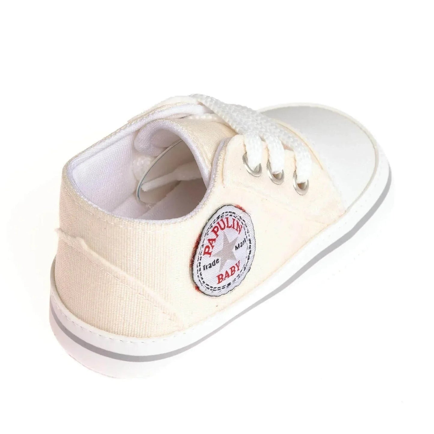 Papulin Unisex Booties - White - mezetto ebebek ebebek