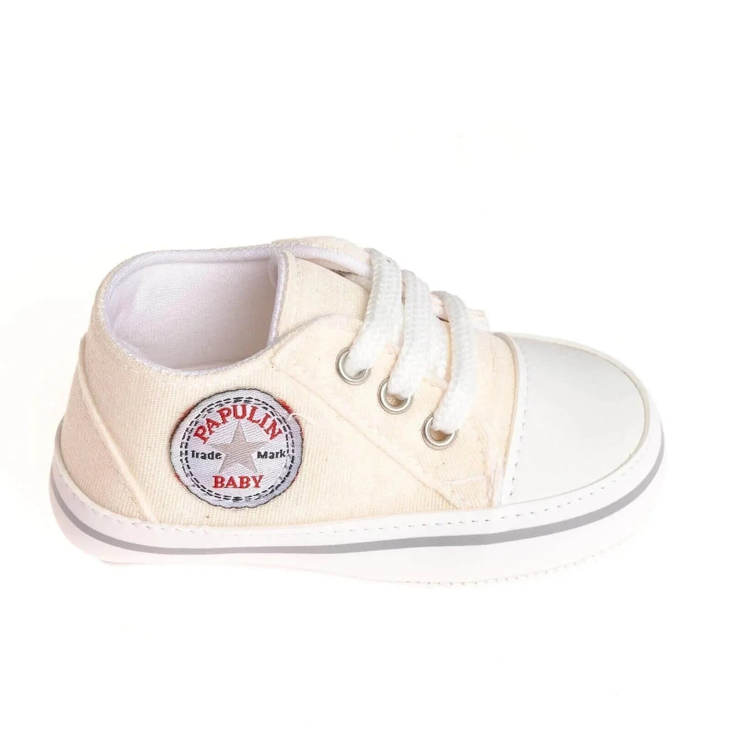 Papulin Unisex Booties - White - mezetto ebebek ebebek