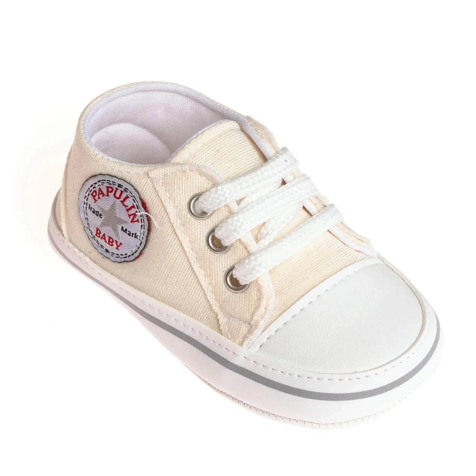 Papulin Unisex Booties - White - mezetto ebebek ebebek