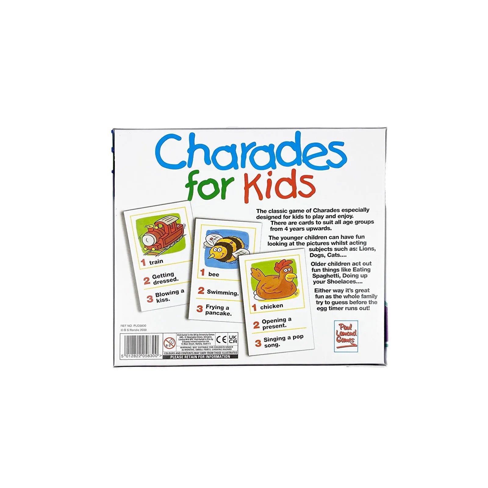 Paul Lamond Games Charades for Kids - mezetto ebebek ebebek
