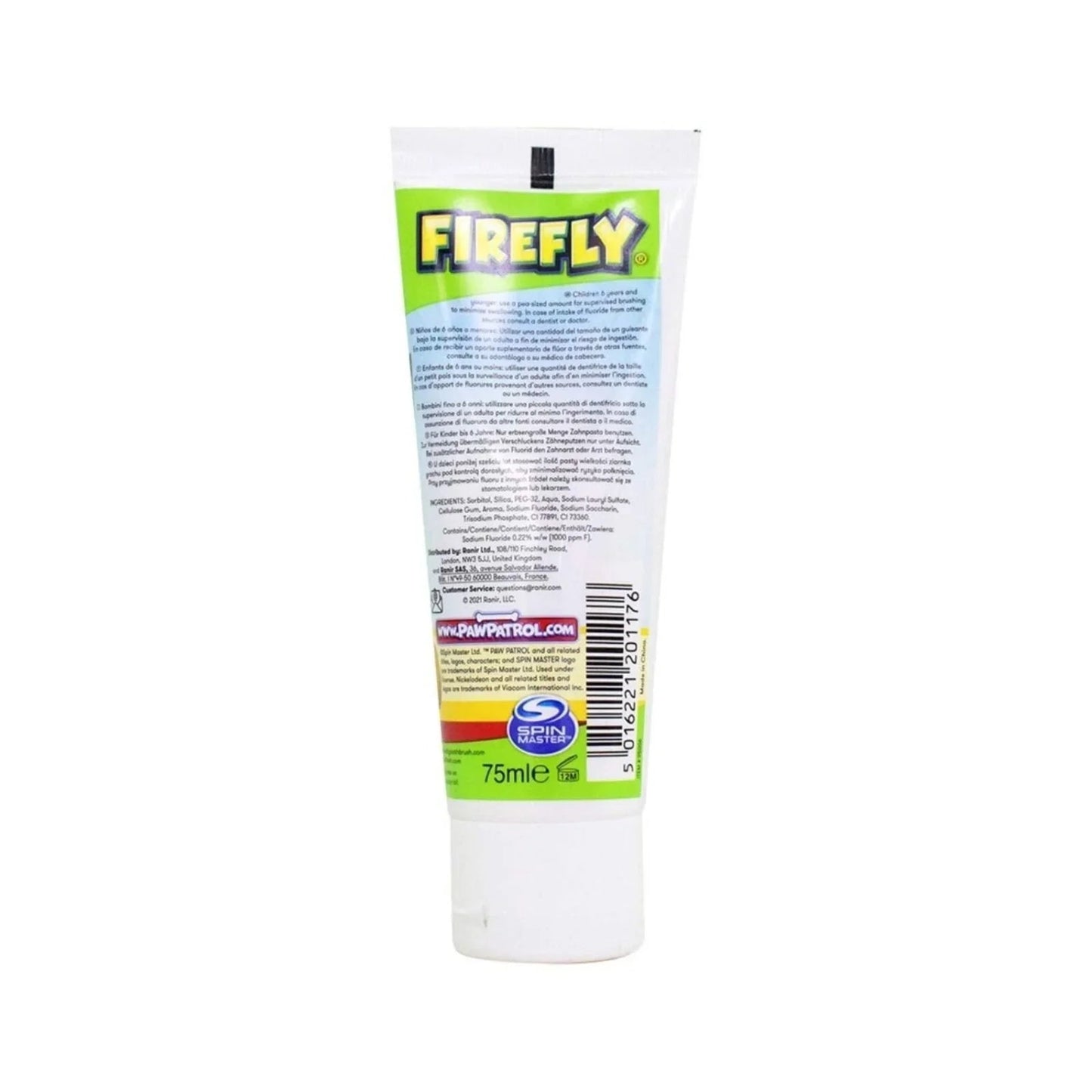 Paw Patrol Strawberry Flavour Toothpaste 75ml - mezetto ebebek ebebek