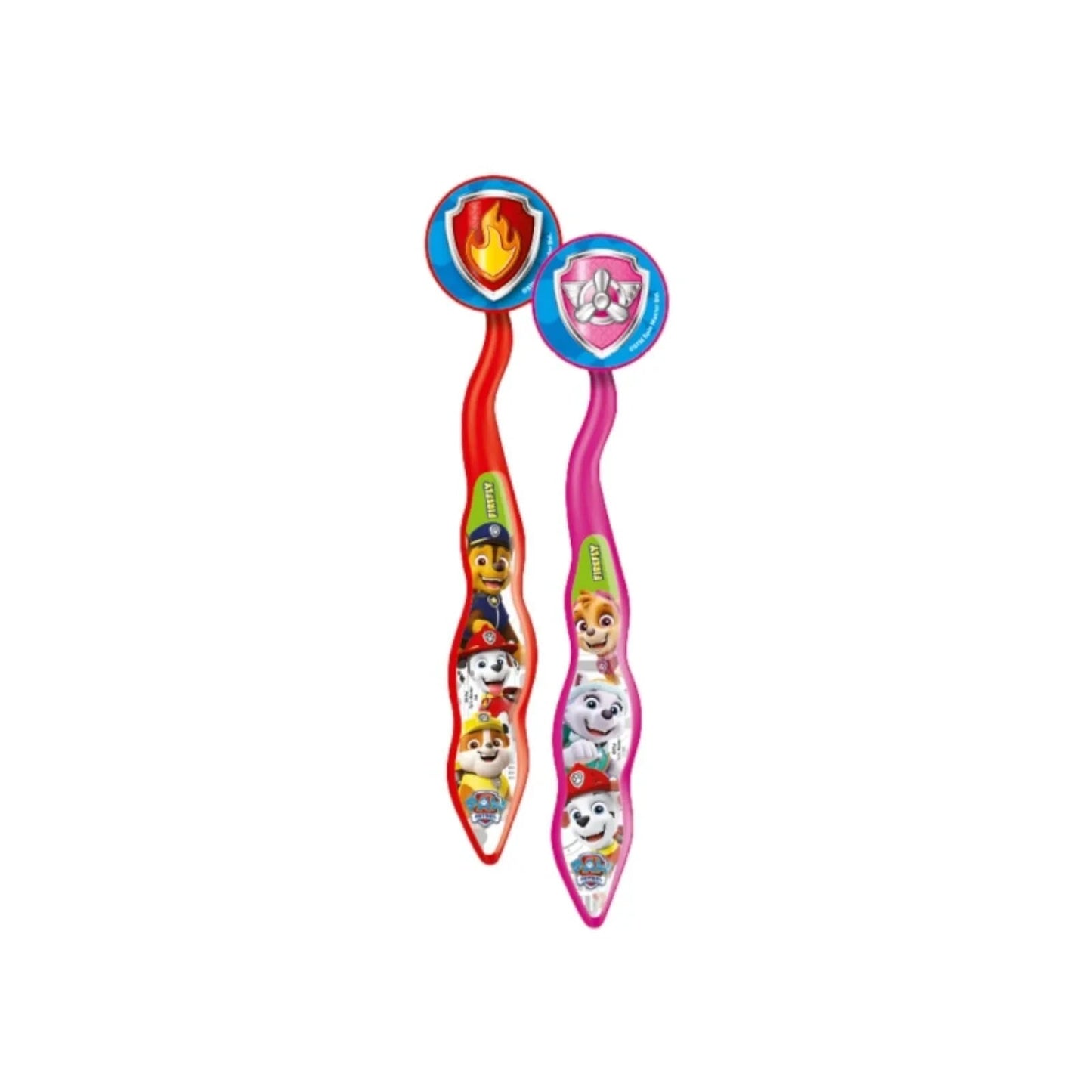 Paw Patrol Toothbrushes & Caps Pack of 2 - mezetto ebebek ebebek