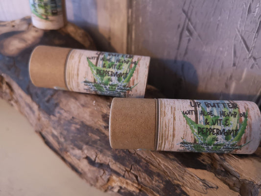 Peppermint Lip Butter - mezetto Shopify Collective Somerset Natural Soaps