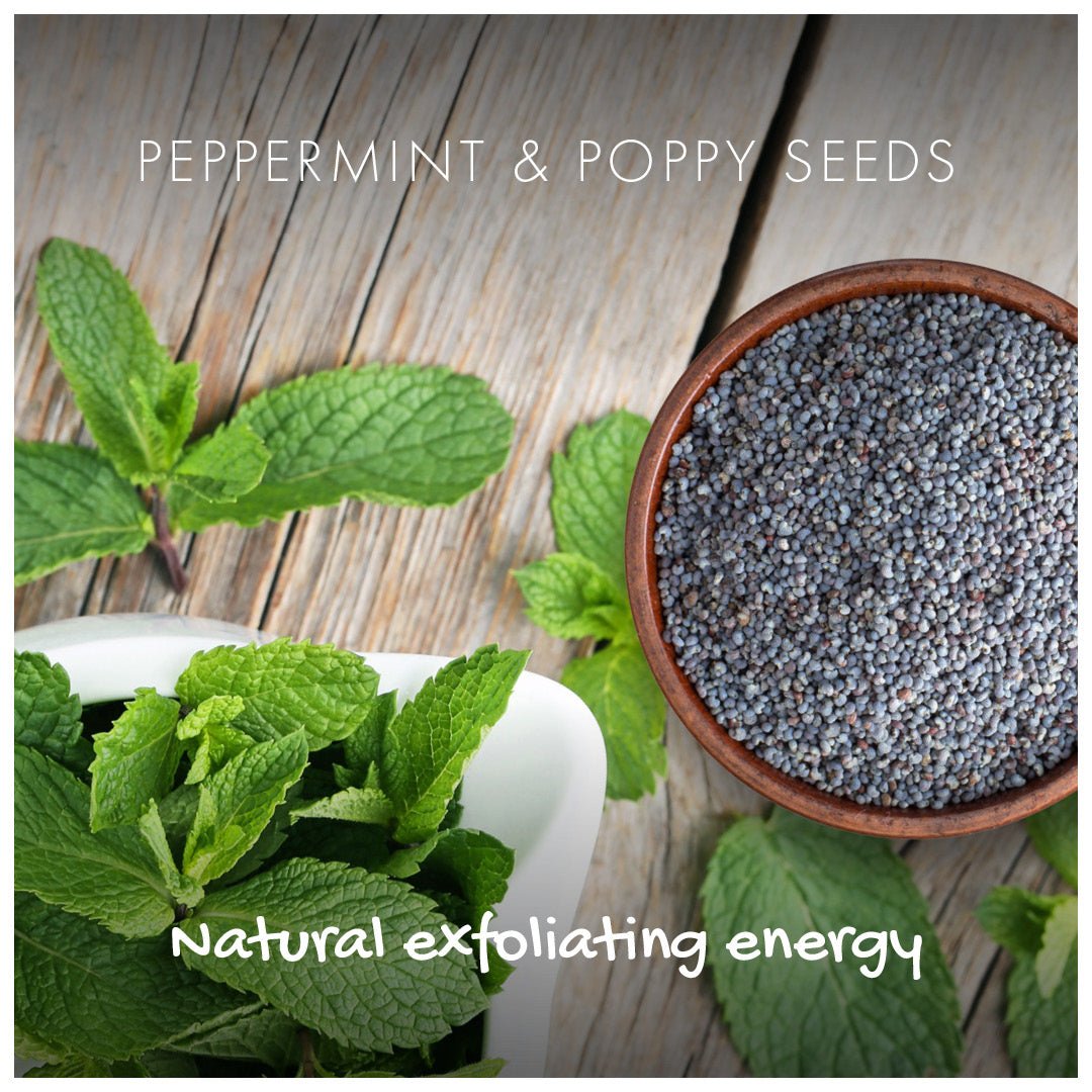 Peppermint & Poppyseeds Natural Soap - mezetto Friendly Soap Friendly Soap