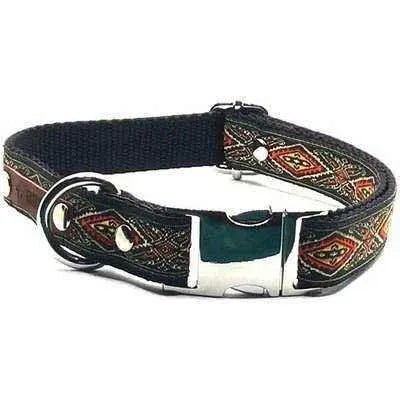 Personalised Embossed Cotton Dog Collar-1