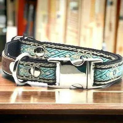 Personalised Pup Cotton Collar by Adorned Essence - mezetto