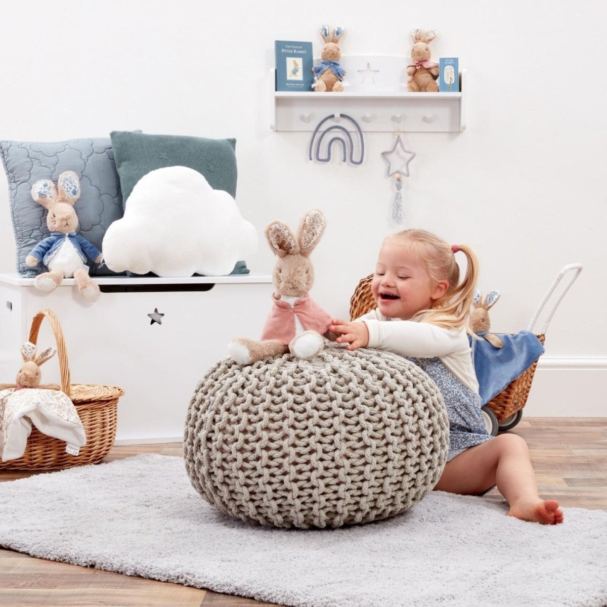 Peter Rabbit Flopsy Deluxe Soft Toy - mezetto ebebek ebebek