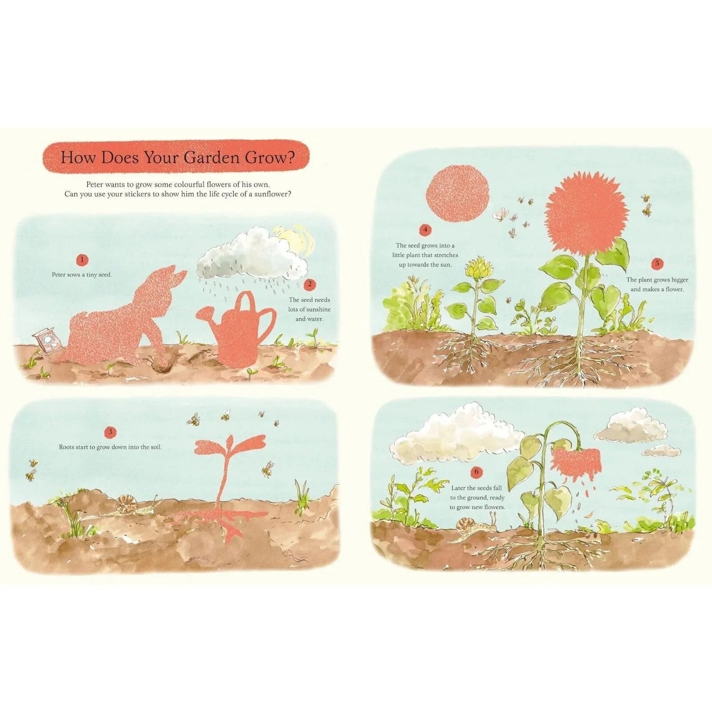 Peter Rabbit The Big Outdoors Sticker Activity Book - mezetto ebebek ebebek