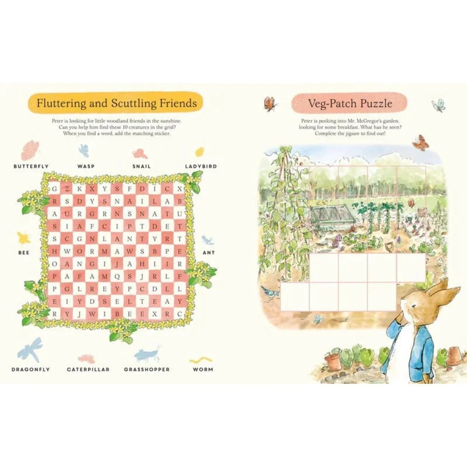 Peter Rabbit The Big Outdoors Sticker Activity Book - mezetto ebebek ebebek