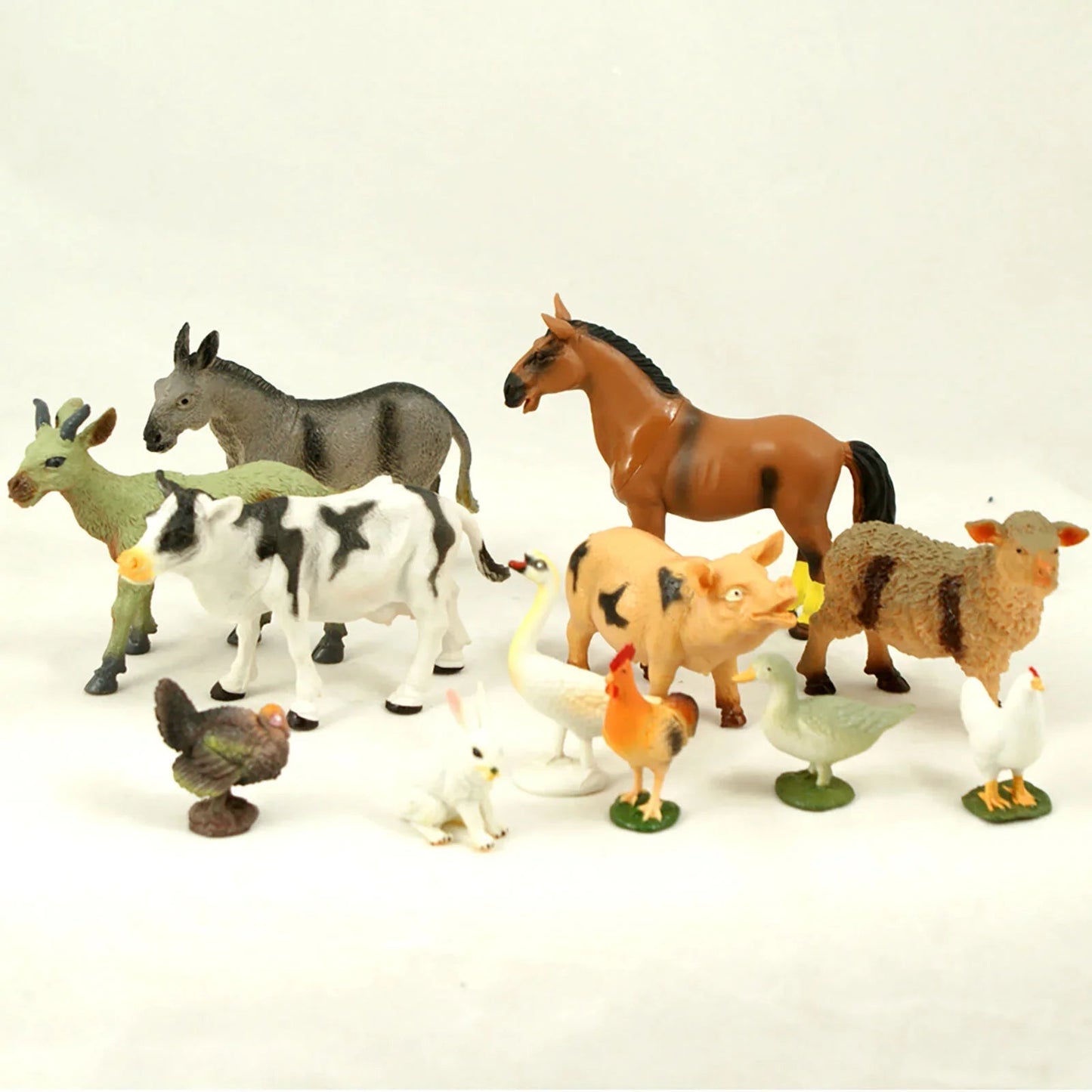 Peterkin 12 pcs Farm Animal Set - mezetto ebebek ebebek