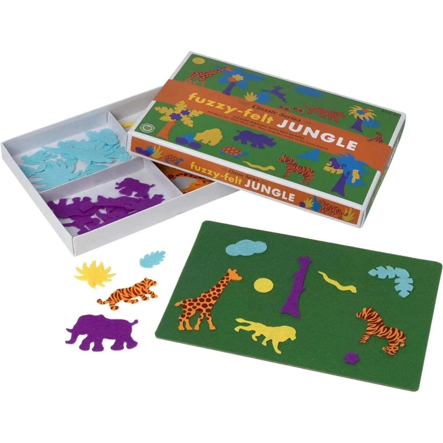 Peterkin Fuzzy Felt Retro - Jungle - mezetto ebebek ebebek