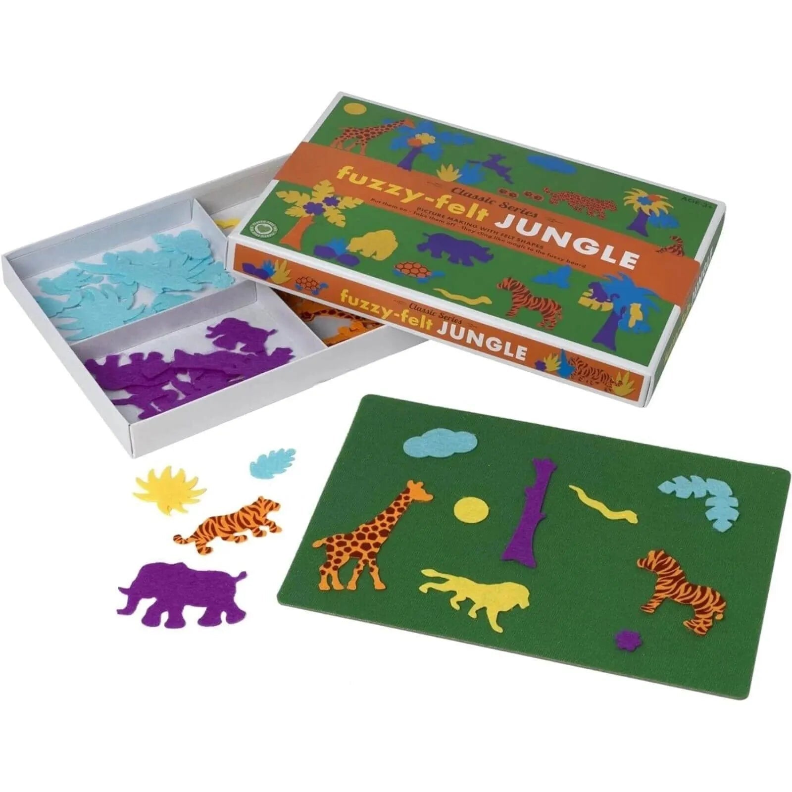Peterkin Fuzzy Felt Retro - Jungle - mezetto ebebek ebebek