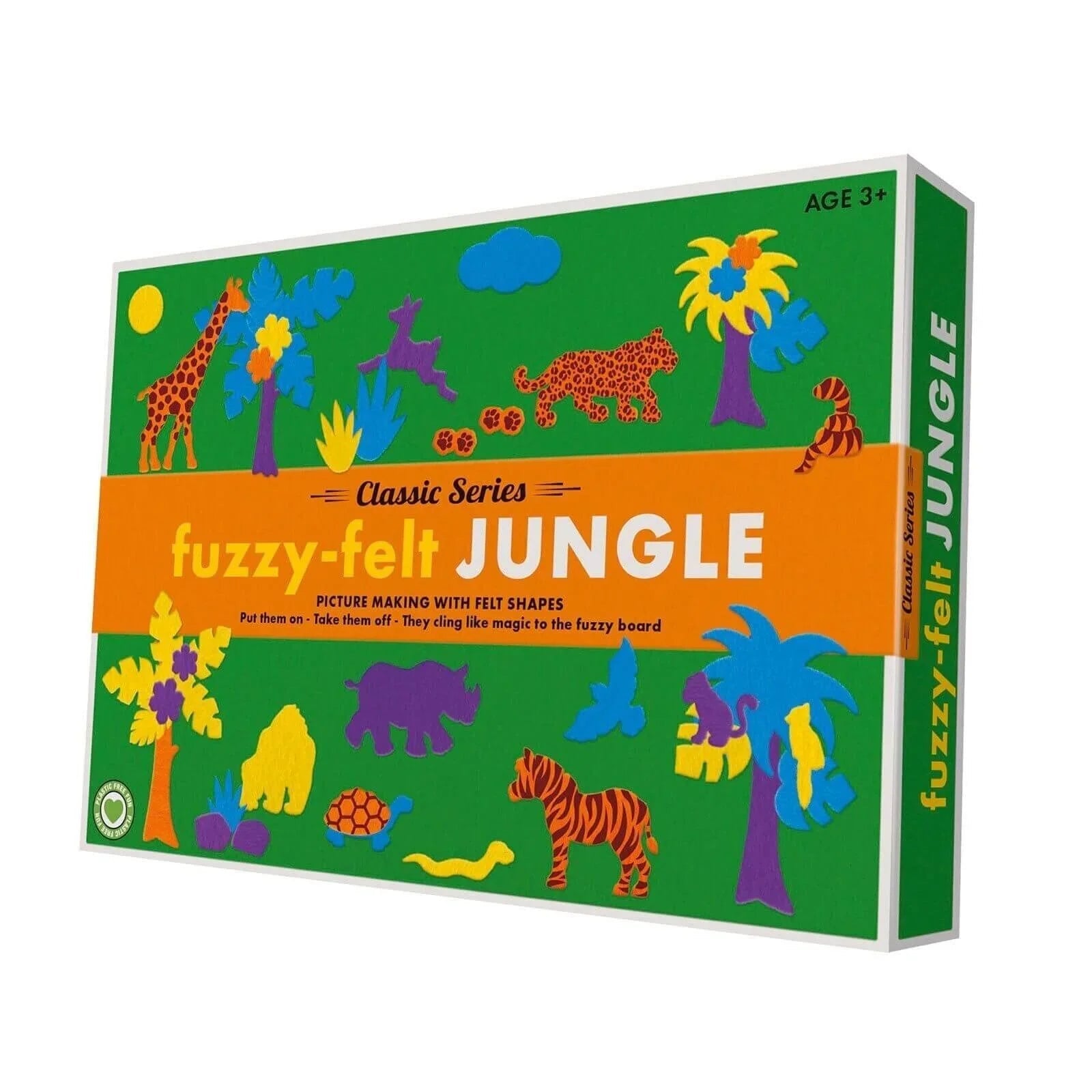 Peterkin Fuzzy Felt Retro - Jungle - mezetto ebebek ebebek