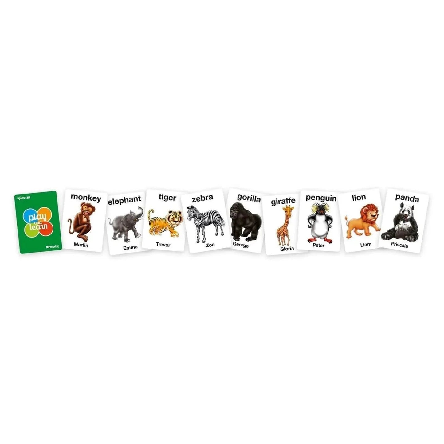 Peterkin Snap Card Game Set - Pack of 4 - mezetto ebebek ebebek