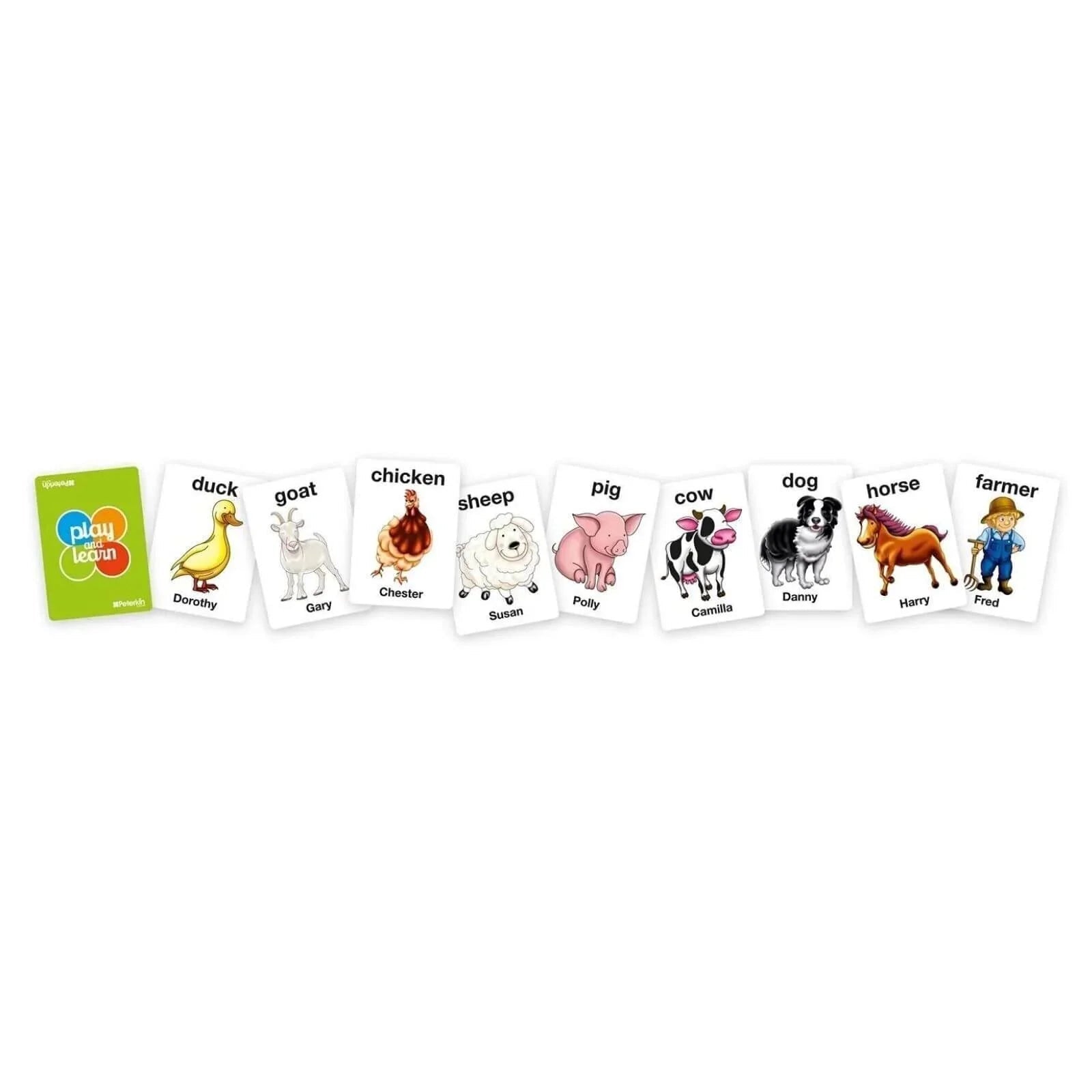 Peterkin Snap Card Game Set - Pack of 4 - mezetto ebebek ebebek