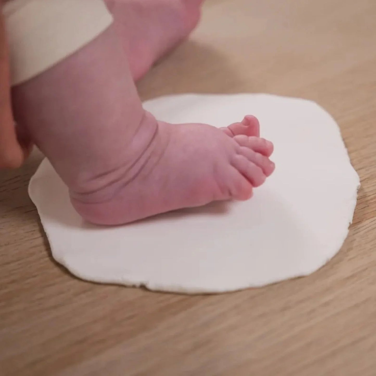 Petit Artichaut Duo Frame with Hand & Foot Imprints - Jolis Coeurs - mezetto ebebek ebebek