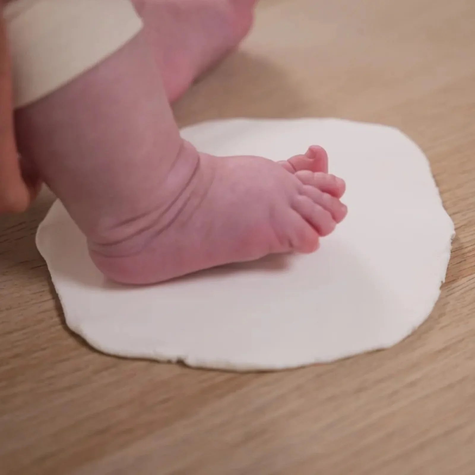 Petit Artichaut Duo Frame with Hand & Foot Imprints - Jolis Coeurs - mezetto ebebek ebebek