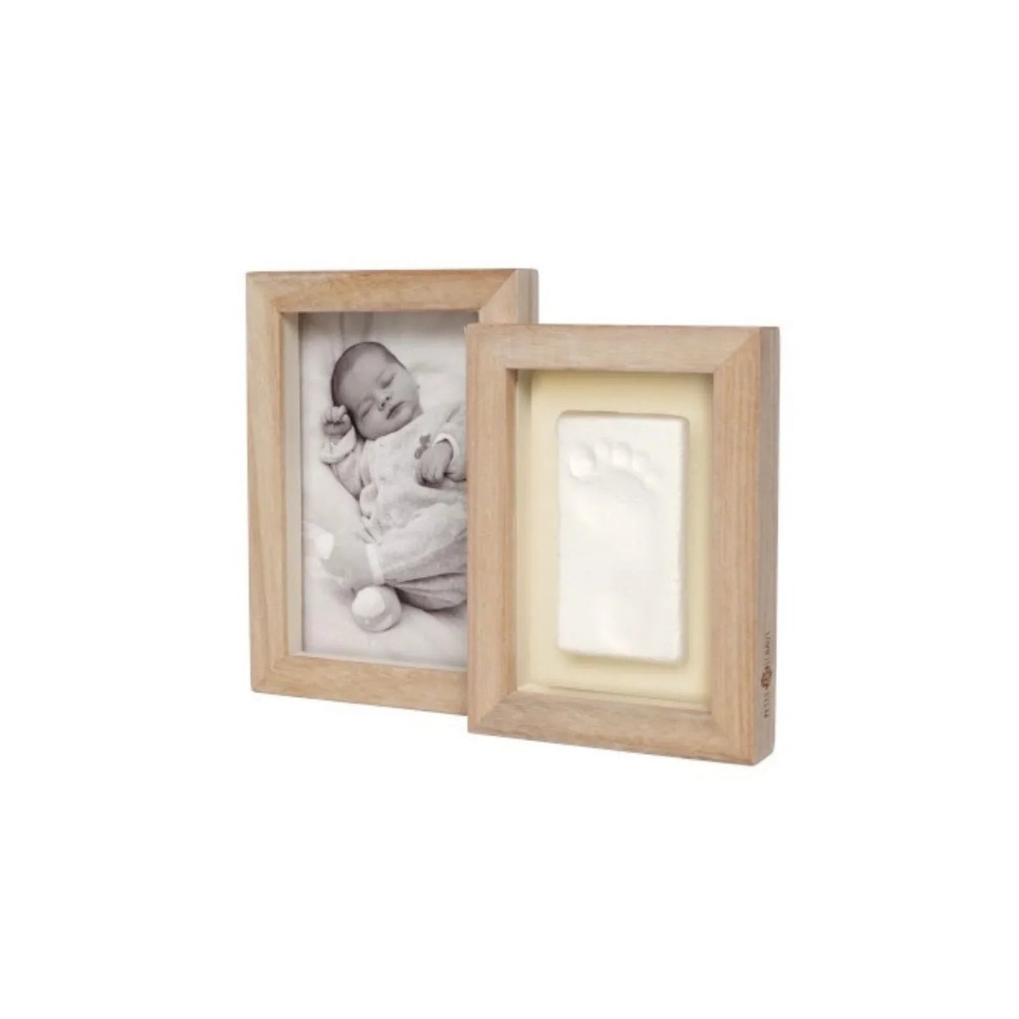 Petit Artichaut Duo Frame with Hand & Foot Imprints - Jolis Coeurs - mezetto ebebek ebebek