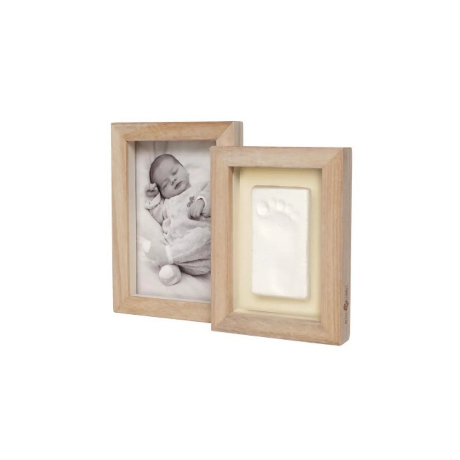 Petit Artichaut Duo Frame with Hand & Foot Imprints - Jolis Coeurs - mezetto ebebek ebebek