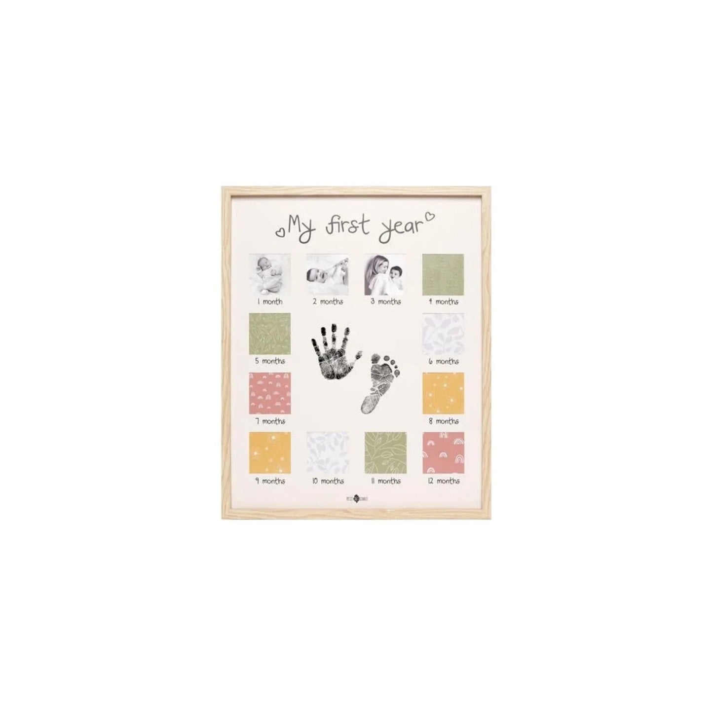 Petit Artichaut My First Year Frame - mezetto ebebek ebebek