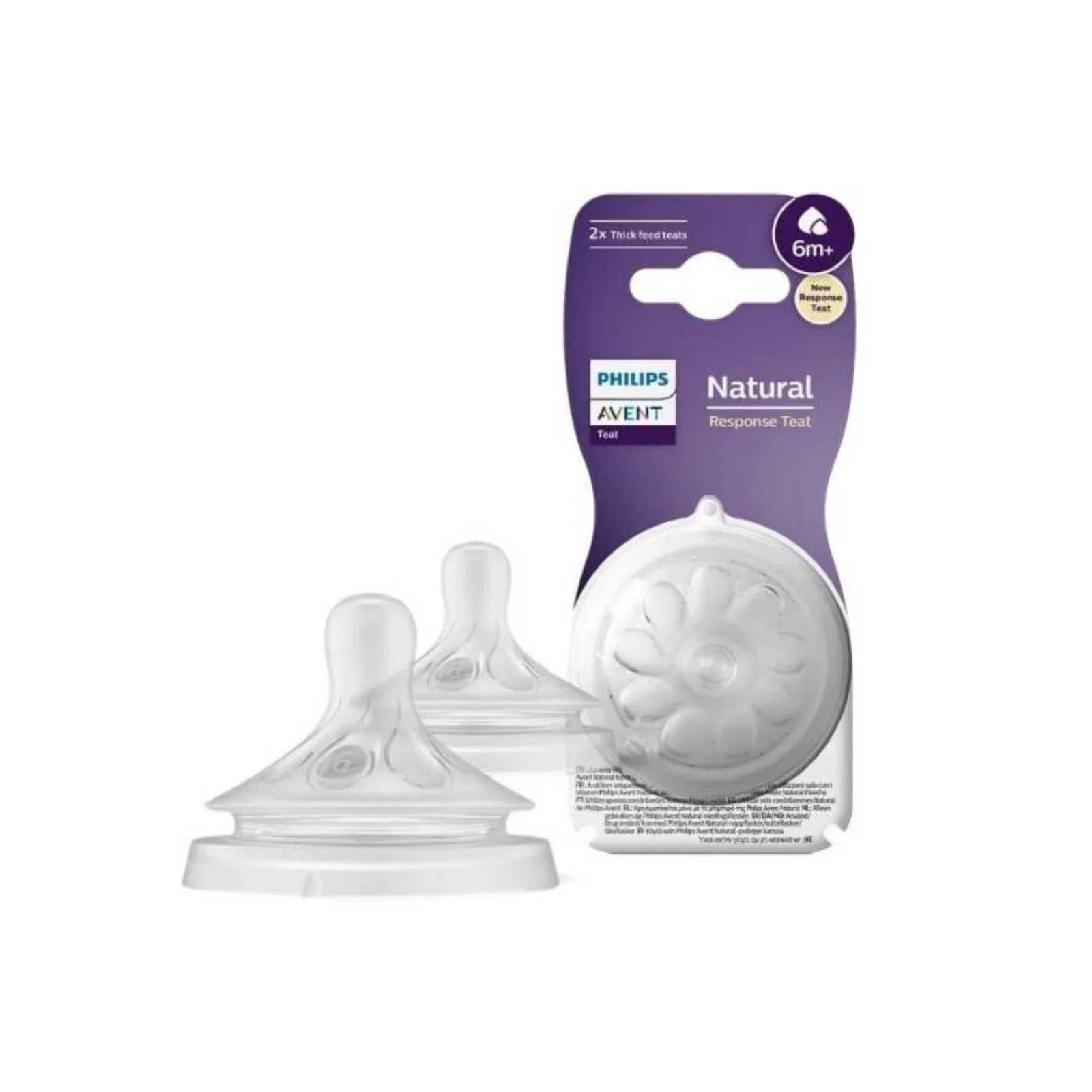 Philips Avent Natural Response Teats Stage 6 (6+ months) Pack of 2 - mezetto ebebek ebebek