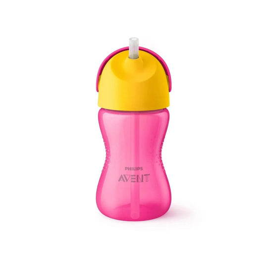 Philips Avent Training Cup with Straw 12+ months 300 ml - Pink - mezetto ebebek ebebek