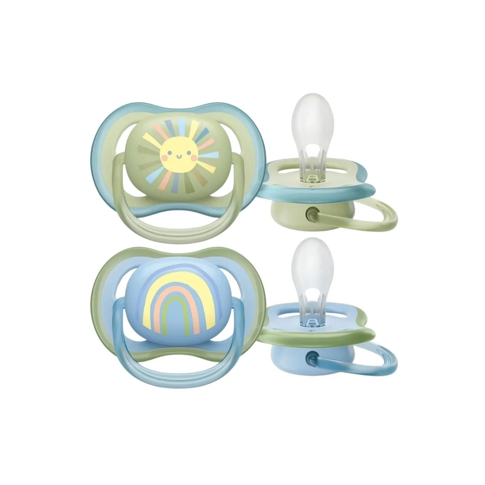 Philips Avent Ultra Air Soother 0 - 6 months Pack of 2 - mezetto ebebek ebebek