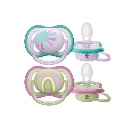 Philips Avent Ultra Air Soother 0 - 6 months Pack of 2 - mezetto ebebek ebebek