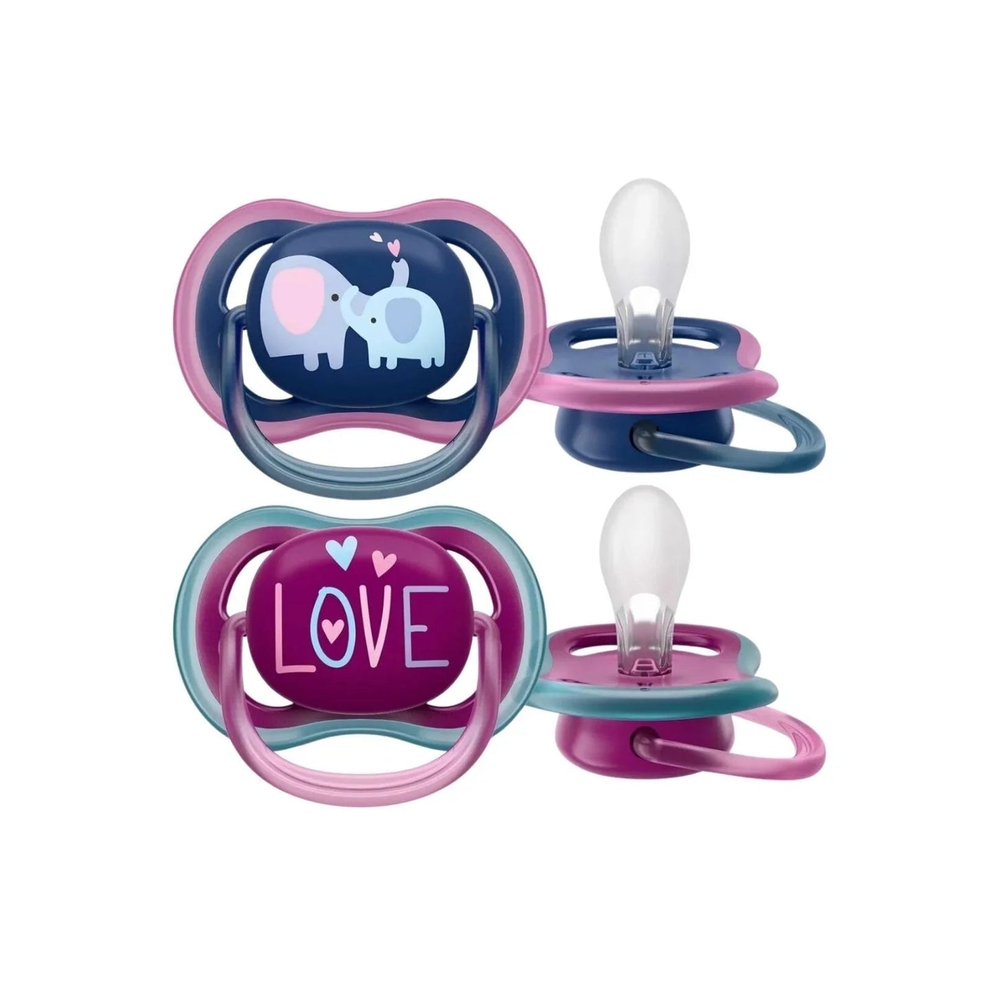Philips Avent Ultra Air Soother 18+ months Pack of 2 - mezetto ebebek ebebek
