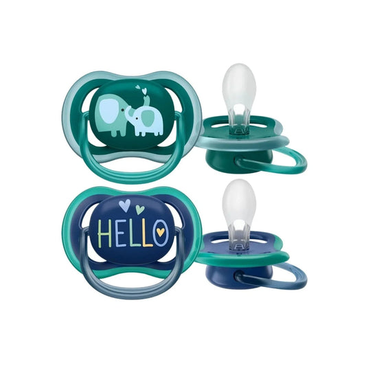 Philips Avent Ultra Air Soother 18+ months Pack of 2 - mezetto ebebek ebebek