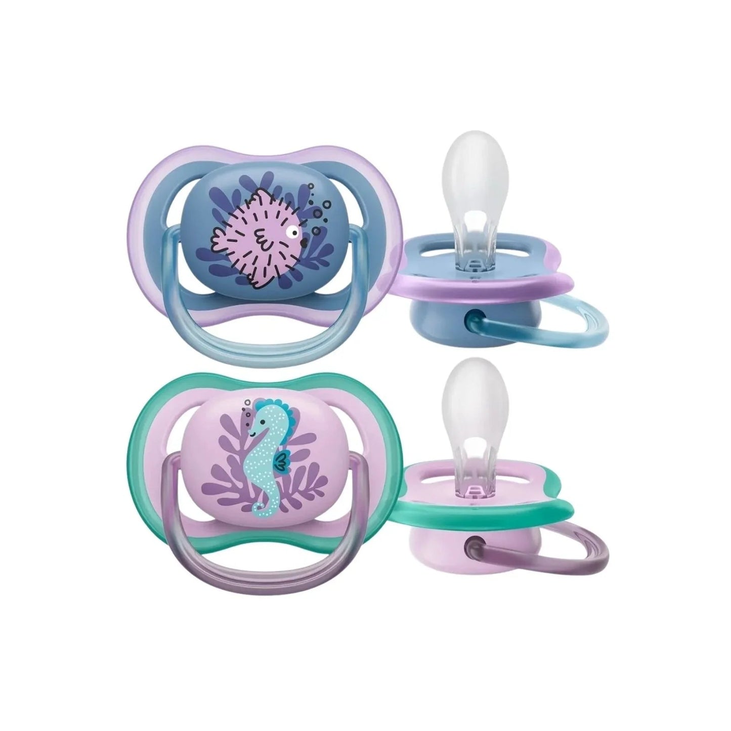 Philips Avent Ultra Air Soother 6 - 18 months Pack of 2 - mezetto ebebek ebebek