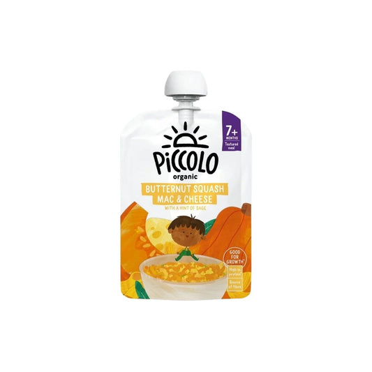 Piccolo Organic Butternut Squash Mac & Cheese 7+ months 130g - mezetto ebebek ebebek
