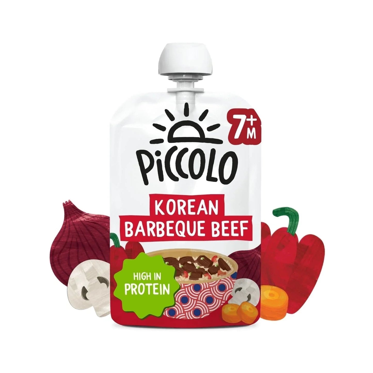 Piccolo Organic Korean BBQ Beef 130g - mezetto ebebek ebebek