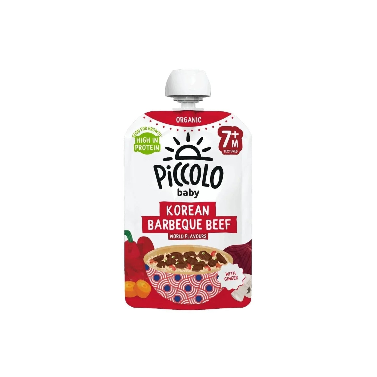 Piccolo Organic Korean BBQ Beef 130g - mezetto ebebek ebebek
