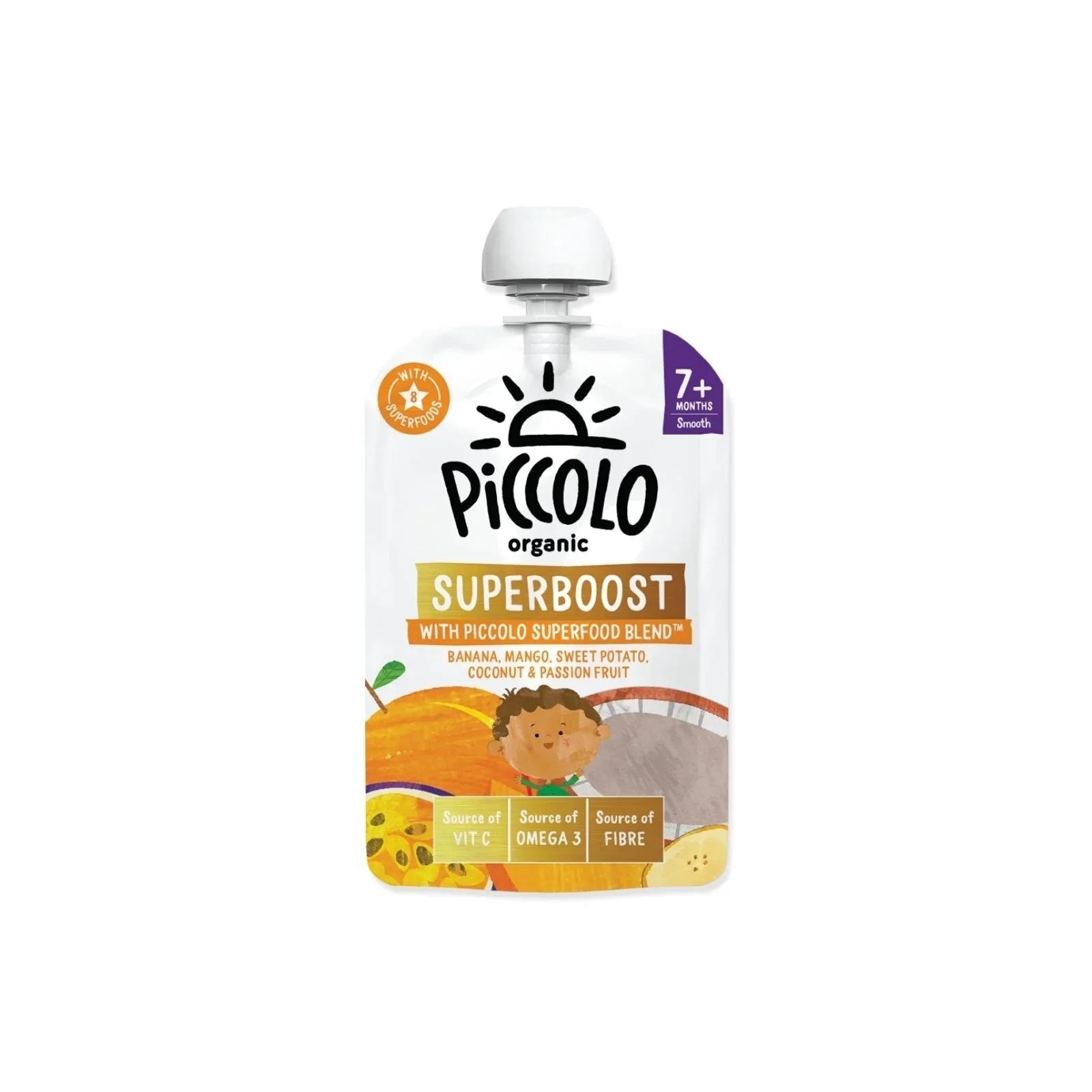 Piccolo Organic Tropical Superboost 100g - mezetto ebebek ebebek
