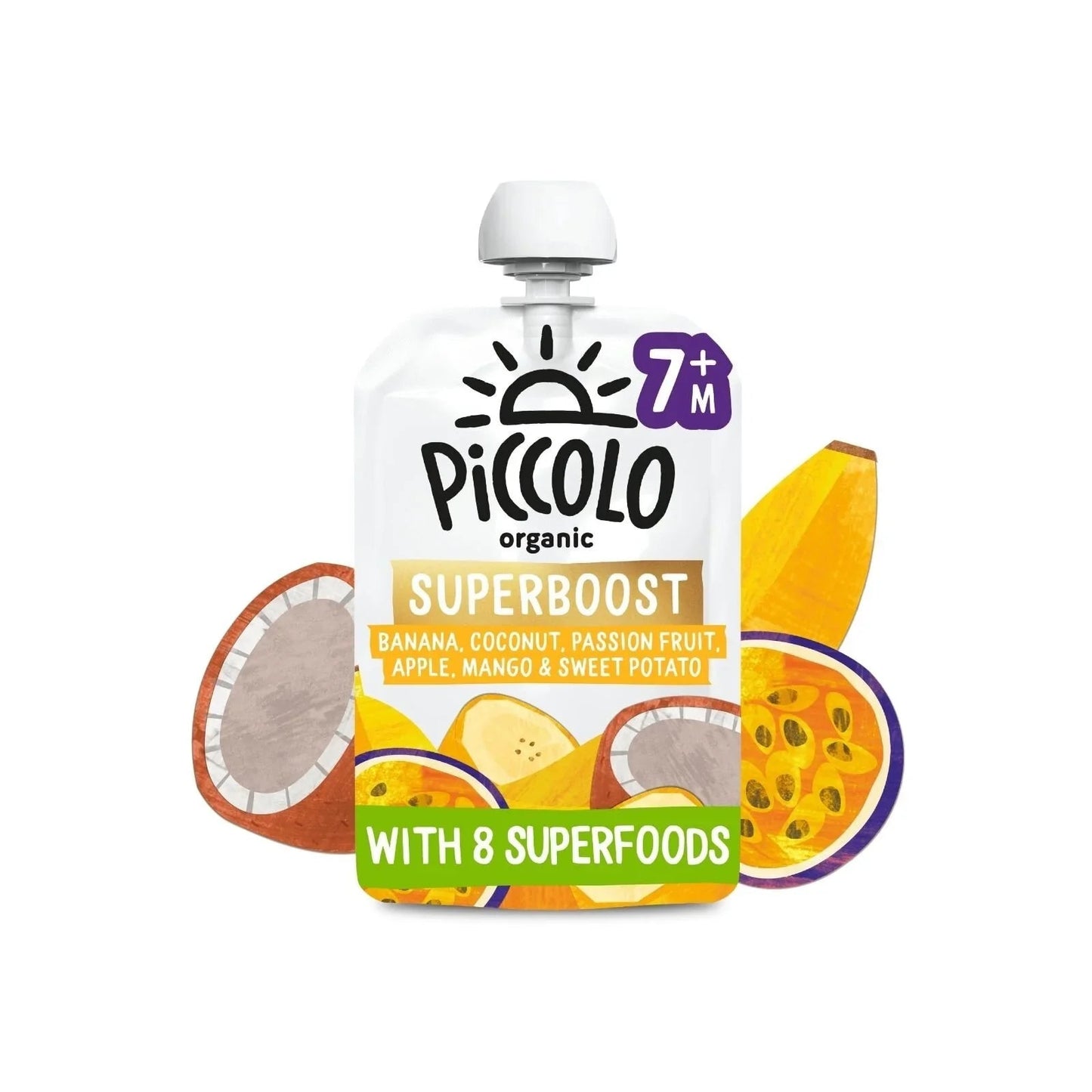 Piccolo Organic Tropical Superboost 100g - mezetto ebebek ebebek